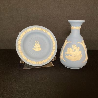 Wedgwood Plate And Vase