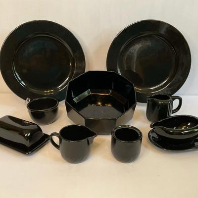 Elegant Black Serving Dishes