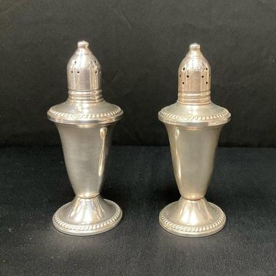 Duchin Creation Sterling Silver Weighted Salt & Pepper Shakers 