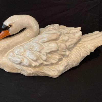 Vintage Ceramic Swan