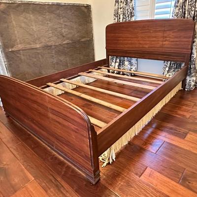 Wood Full Bed Frame I