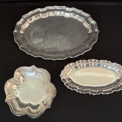 Reed And Barton Silver Plated Chippendale And More
