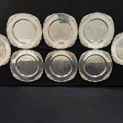 Godinger Baroque Silver Plated Chargers