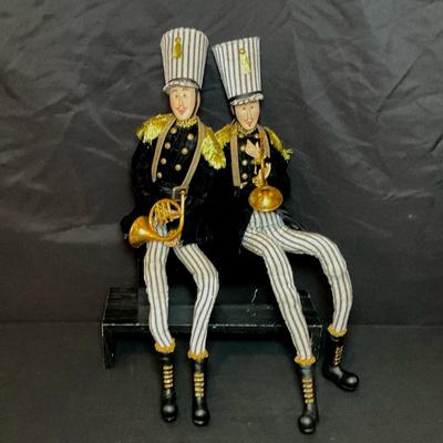 Pair of Christmas Toy Soldiers 