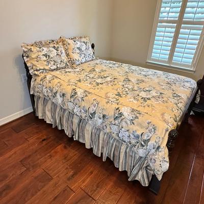 Custom Yellow Floral Bed Set