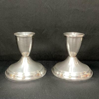 Duchin Creation Sterling Silver Weighted Candlesticks