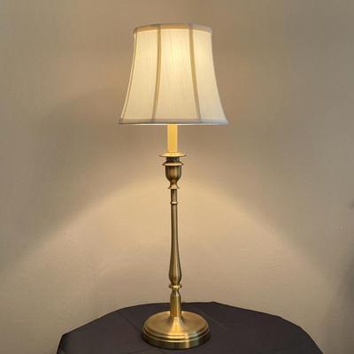 Satin Brass Table Lamp