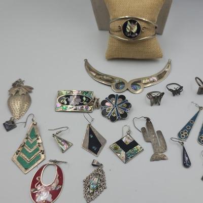 Mystery Lot of Mexico Alpaca Jewlery 