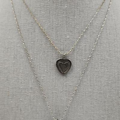 More Sterling Heart Pendants on Sterling Chains