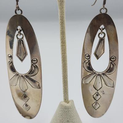 Large Sterling Earrings 