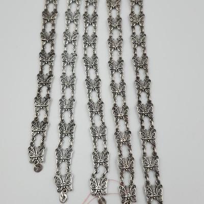 Sterling Butterfly Bracelets Made in Thailand