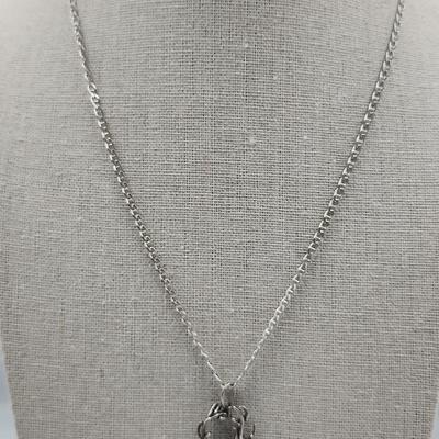 Sterling Deer Pendant on Sterling Chain