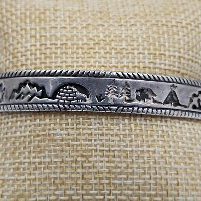 Sterling Native Bracelet 