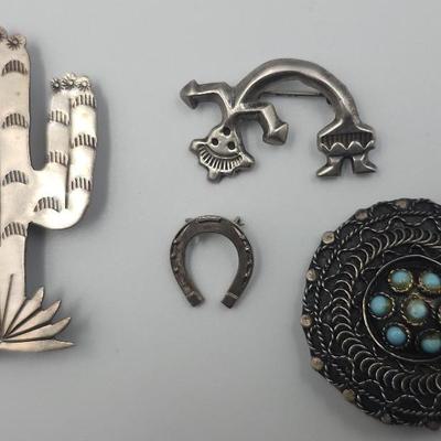 Vintage Sterling Brooches