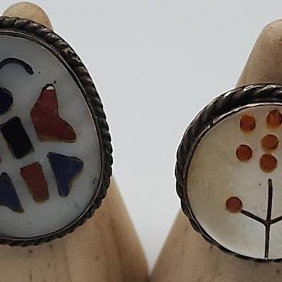 Vintage Sterling Rings 