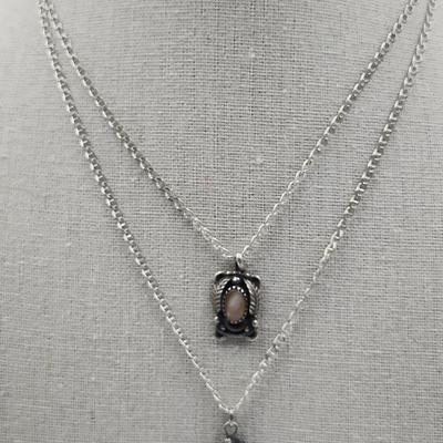 Native American Pendants on Sterling Chains 