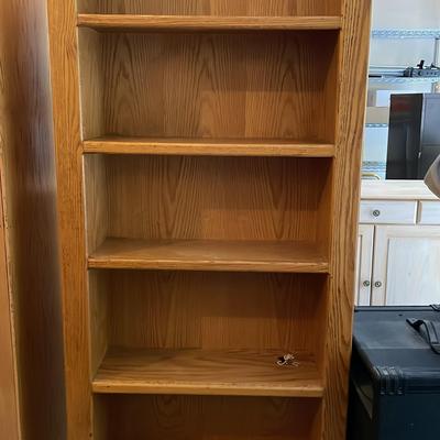 The Wood Box Co-Bookcase w/Hidden Gun Cabinet #2
