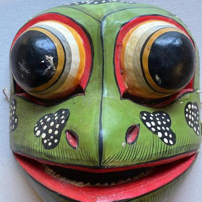 Indonesian Frog Mask
