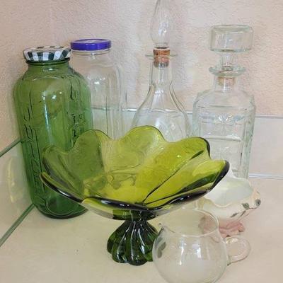 Refrigerator Glass Water/Juice Bottles 1960s & Others 