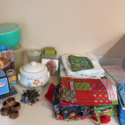 Kitchen Items and Aprons 1970s