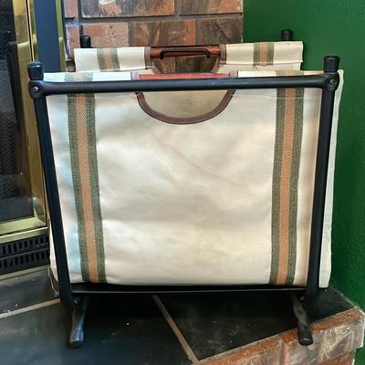 Metal & Cloth Magazine Holder Multi-Purpose