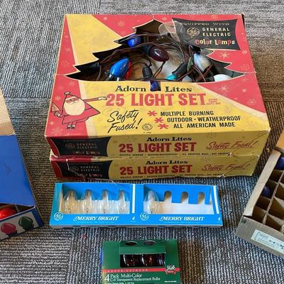 Adorn Lights "Equipped with General Electric Color Lamps"