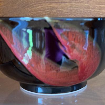 Abstract Art Centerpiece Bowl 