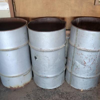 Small Metal Barrels 