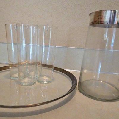 Dorothy Thorpe Pitcher & Platter 