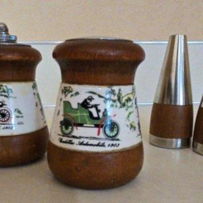 Danish S & P/Colonial Style Pepper Grinder & Salt Shaker