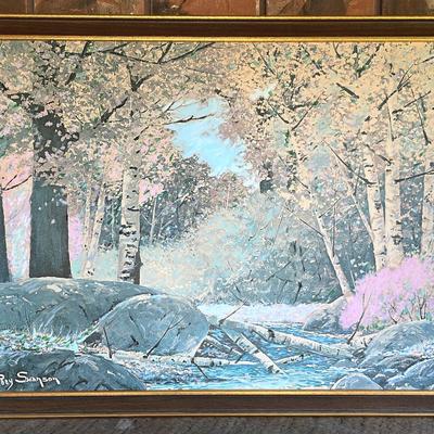 Birch Trees by Ray Swanson 