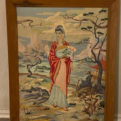 Geisha Colorblock Painting 