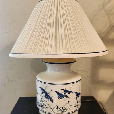 Blue Crane Lamp