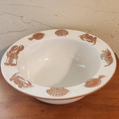 Frankoma Seafare Serving Bowl