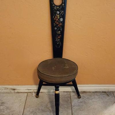 Painted Spinning Chair