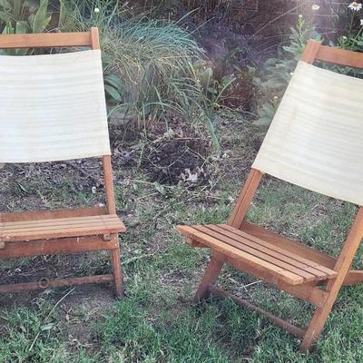 Folding Wood Chairs