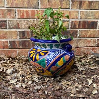 Talavera Style Pot 