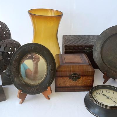 Collection Of Decorative Browns And Golds