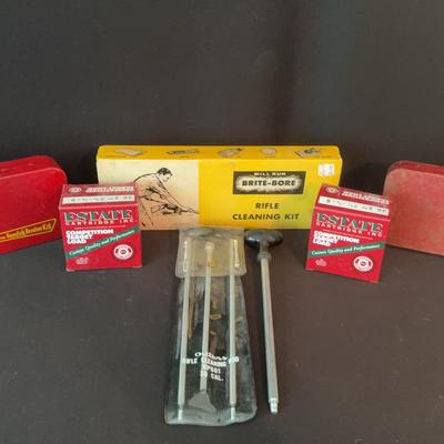 Vintage Rifle, Cleaning And Revolver Kits And More!