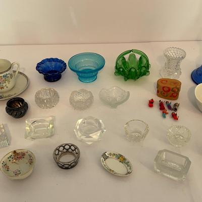 Collection Of Antique And Vintage Trinket Bowls
