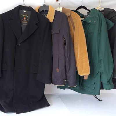 Heavy Coats: Eddie Bauer, William Barry, Old Navy, Outdoor Jacket, Alpacuna Cashmere