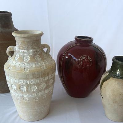 Collection Of Ceramic Vases And Jugs