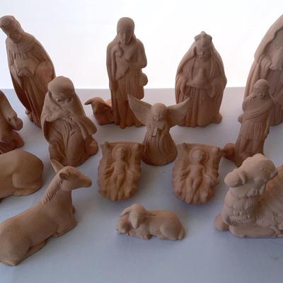Terra-Cotta Nativity Scene