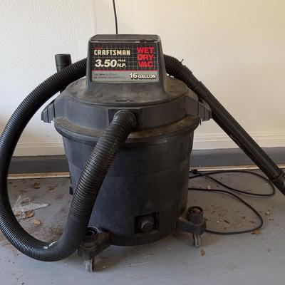 Craftsman Wet Dry Vac 16 Gallon 3.50 Hp