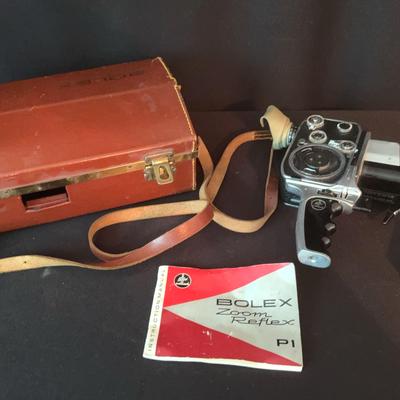 Vintage Bolex Zoom Camera And Case