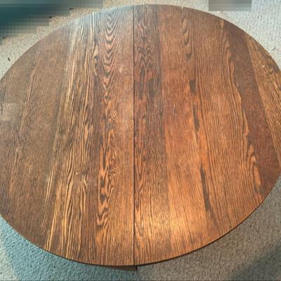 Round Oak Coffee Table