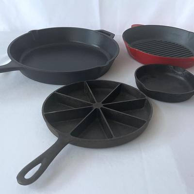 Collection Of Cast-iron Skillets