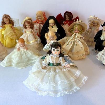 Small Vintage Doll Collection- Nancy Ann Storybook Dolls & More- Lot Of 13