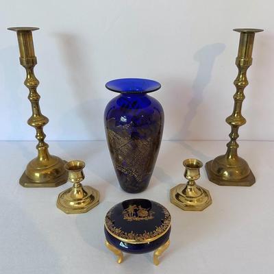 Elegance In Blue & Gold