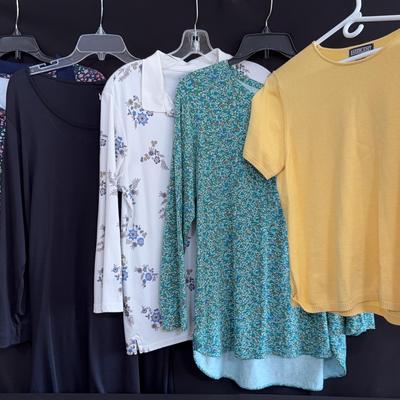Lands End Shirts And Black Dress